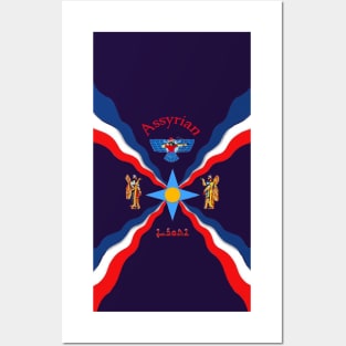 ASSYRIAN Flag & Symbols Posters and Art